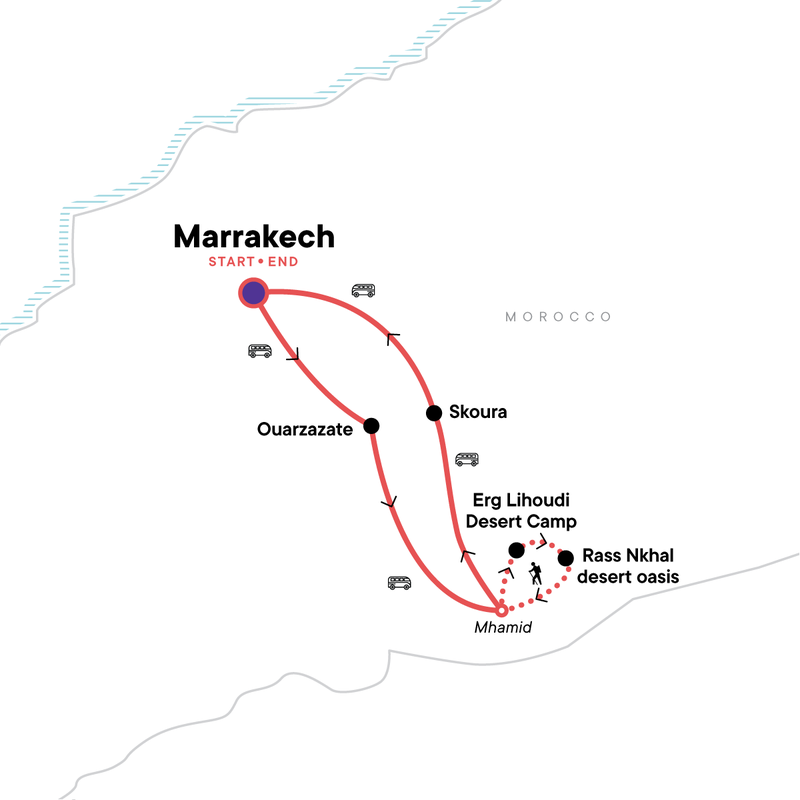 Tour Marrakesch und Wüstenabenteuer - Marokko